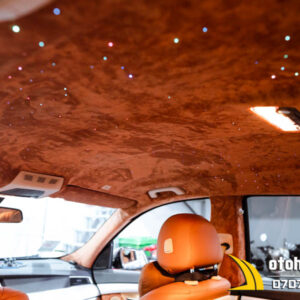 4-seat Suede Ceiling Cover (no pillars) + Falling Star Ceiling LED (900 bulbs)